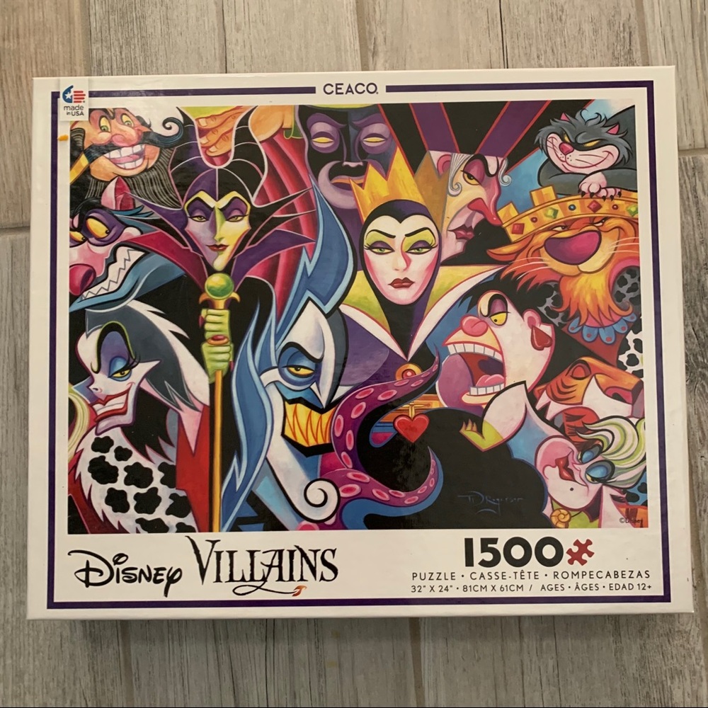 Ceaco Disney Villains Jigsaw Puzzle, 1500 Pieces